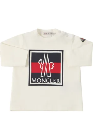 Moncler Logo Stretch Cotton Long Sleeve T-shirt