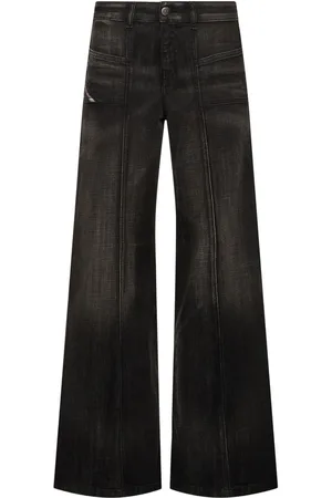 Diesel D-akii High Rise Wide Jeans