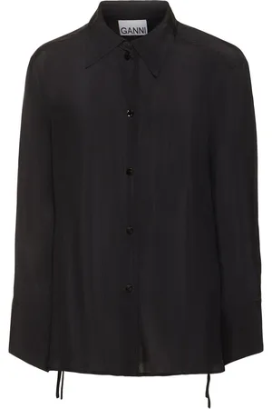 Ganni Habotai Viscose Oversize Shirt