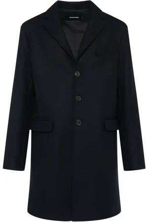 Dsquared2 Felted Wool Blend Soft Shoulder Coat