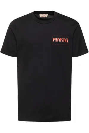 Marni Plain Cotton Knit T-shirt