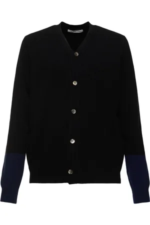Comme des Garçons Forever Two-tone Wool Cardigan