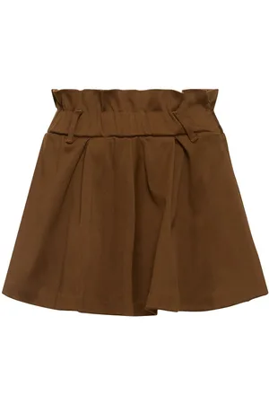 FORTE FORTE Heavy Cotton Blend Mini Skirt