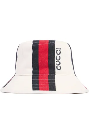 Gucci Web Detail Cotton Bucket Hat