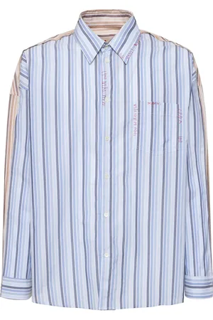 Marni Striped Organic Cotton Poplin Shirt