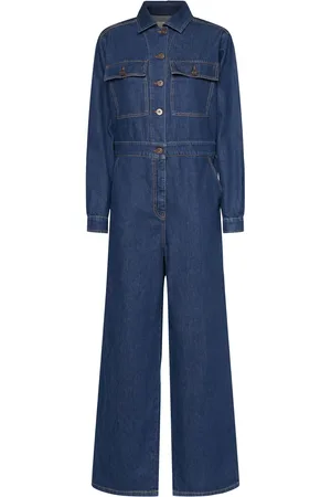 Max Mara Pirania Cotton Denim Jumpsuit