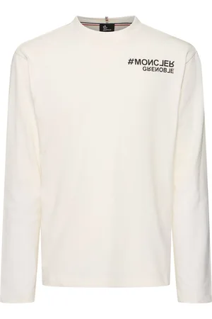 Moncler Logo Cotton Long Sleeve T-shirt