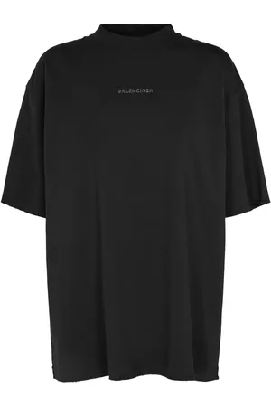 Balenciaga Medium Fit Embellished Jersey T-shirt