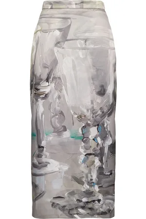 Msgm Printed Maxi Skirt