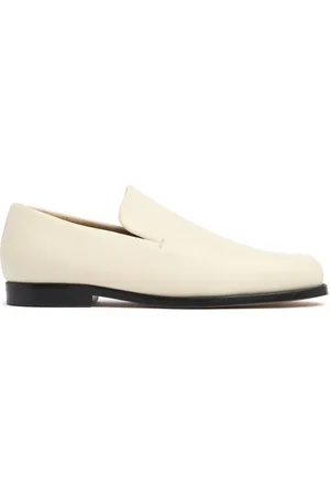 Khaite 10mm Alessio Leather Loafers