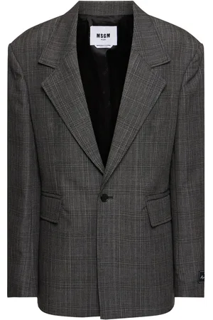 Msgm Single Breast Wool Jacket