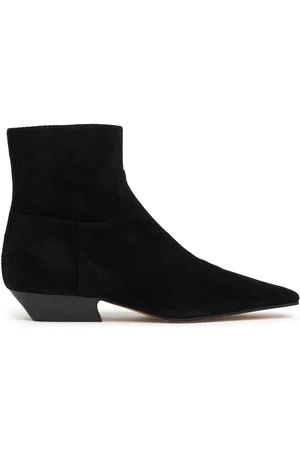 Khaite 25mm Marfa Suede Ankle Boots
