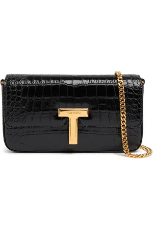 Tom Ford Mini Embossed Shiny Leather Bag