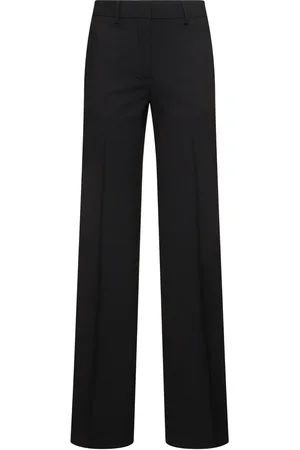 Msgm Wool Blend Tailored Flared Pants