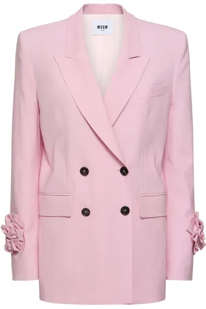 Msgm Tailored Stretch Wool Jacket