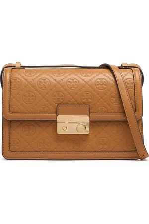 Tory Burch T Monogram Leather Shoulder Bag