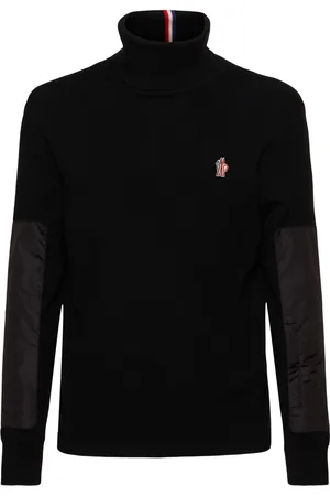 Moncler Stretch Wool Turtleneck Sweatshirt
