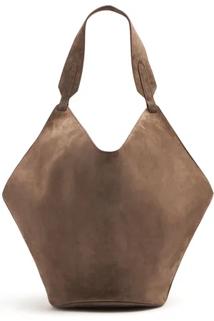 Khaite Medium Lotus Suede Tote Bag