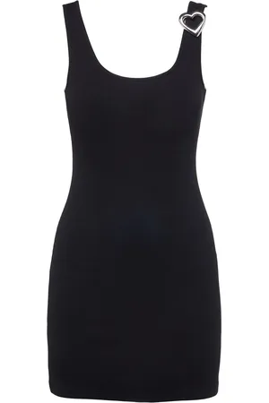 BLUMARINE Rib Knit Mini Dress