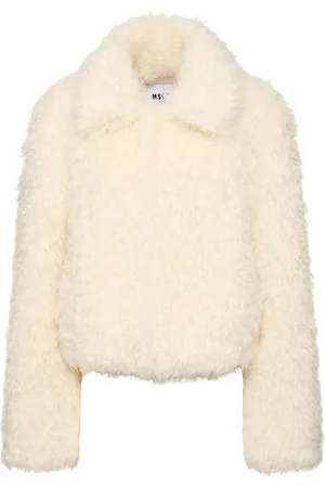 Msgm Furry Short Coat