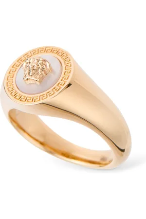 VERSACE Medusa Mother Of Pearl Ring