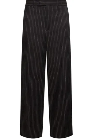 Msgm Pinstripe Wool Pants