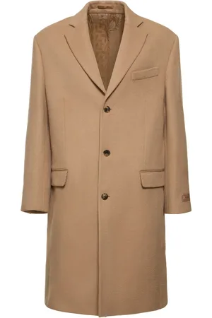 VERSACE Wool & Cashmere Long Coat