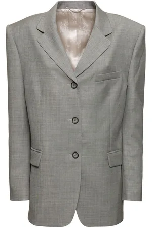 MAGDA BUTRYM Stretch Wool Single Breasted Blazer