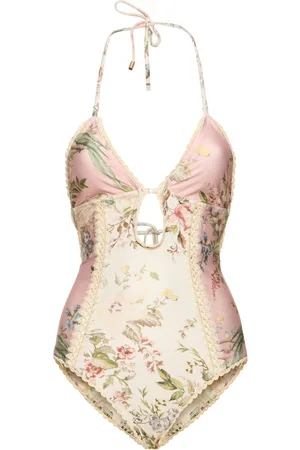 ZIMMERMANN Waverly Keyhole Crochet 1pc Swimsuit
