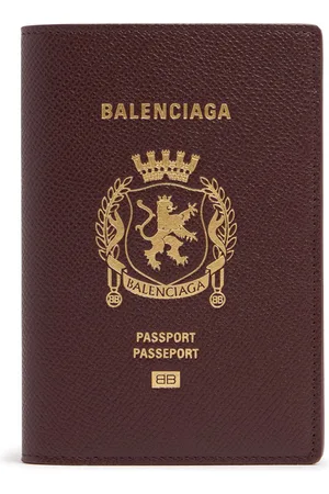 Balenciaga Leather Passport Holder