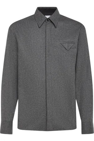 Bottega Veneta Light Wool Flannel Shirt