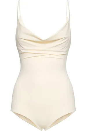 MAGDA BUTRYM Draped Lycra One Piece Swimsuit