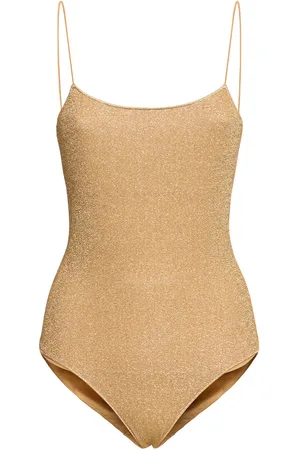 Oseree Lumiere Lurex One Piece Swimsuit