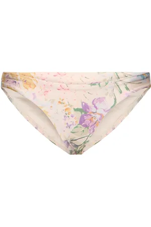 ZIMMERMANN Halliday Lycra Printed Bikini Bottom