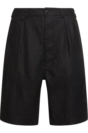 Sunflower Pleated Linen Shorts