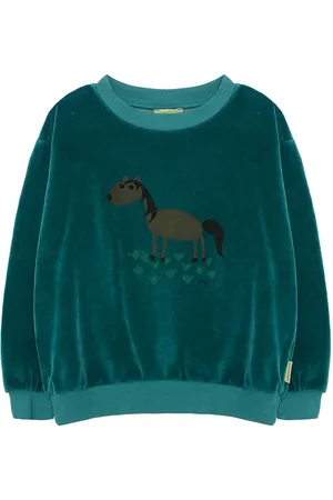 Weekend House Kids Embroidered Organic Cotton Sweatshirt