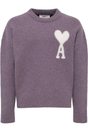 Ami Adc Alpaca Blend Crewneck Sweater