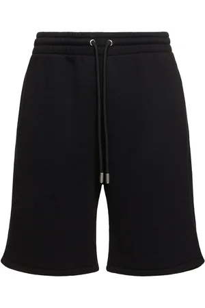 OFF-WHITE Ow Embroidery Cotton Skate Sweat Shorts