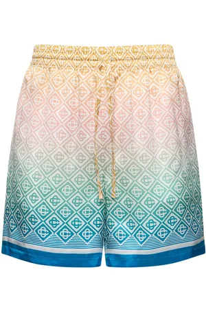 Casablanca Silk Shorts W/ Drawstring