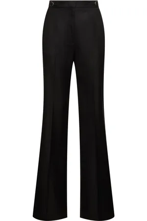 GABRIELA HEARST Vesta Tailored Wool Blend Flared Pants