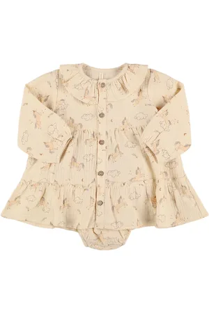 Quincy Mae Printed Organic Cotton Dress