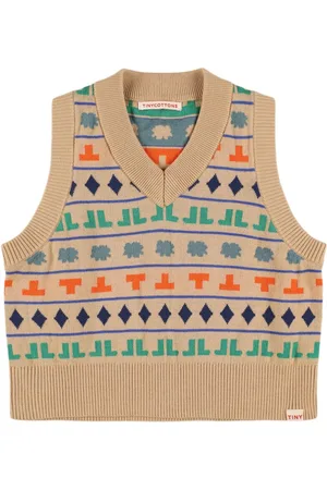 Tiny Cottons Cotton & Wool Knit Vest