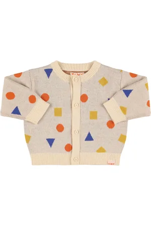 Tiny Cottons Cotton & Wool Knit Cardigan