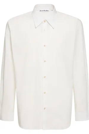 Acne Studios Salo Long Sleeve Cotton Poplin Shirt