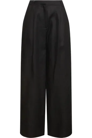 POSSE Leon High Waist Linen Straight Pants