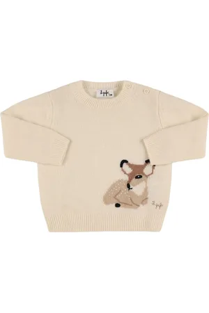 Il gufo Jacquard Wool Knit Sweater