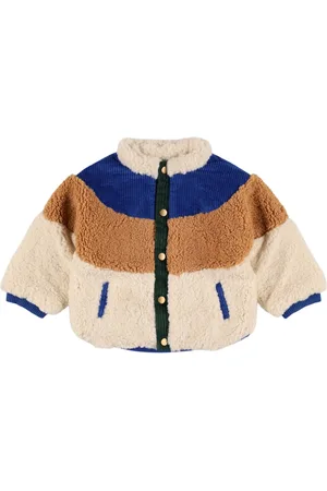 Louise Misha Color Block Teddy Jacket
