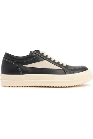 Rick Owens Vintage Leather Lace-up Sneakers