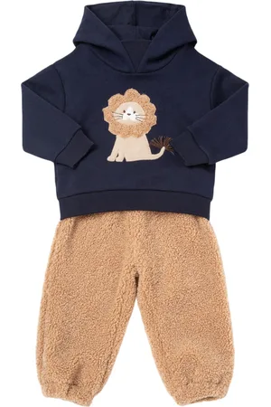 Il gufo Cotton Sweatshirt & Teddy Sweatpants