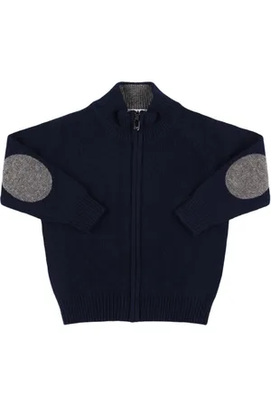 Il gufo Wool Knit Zipped Cardigan